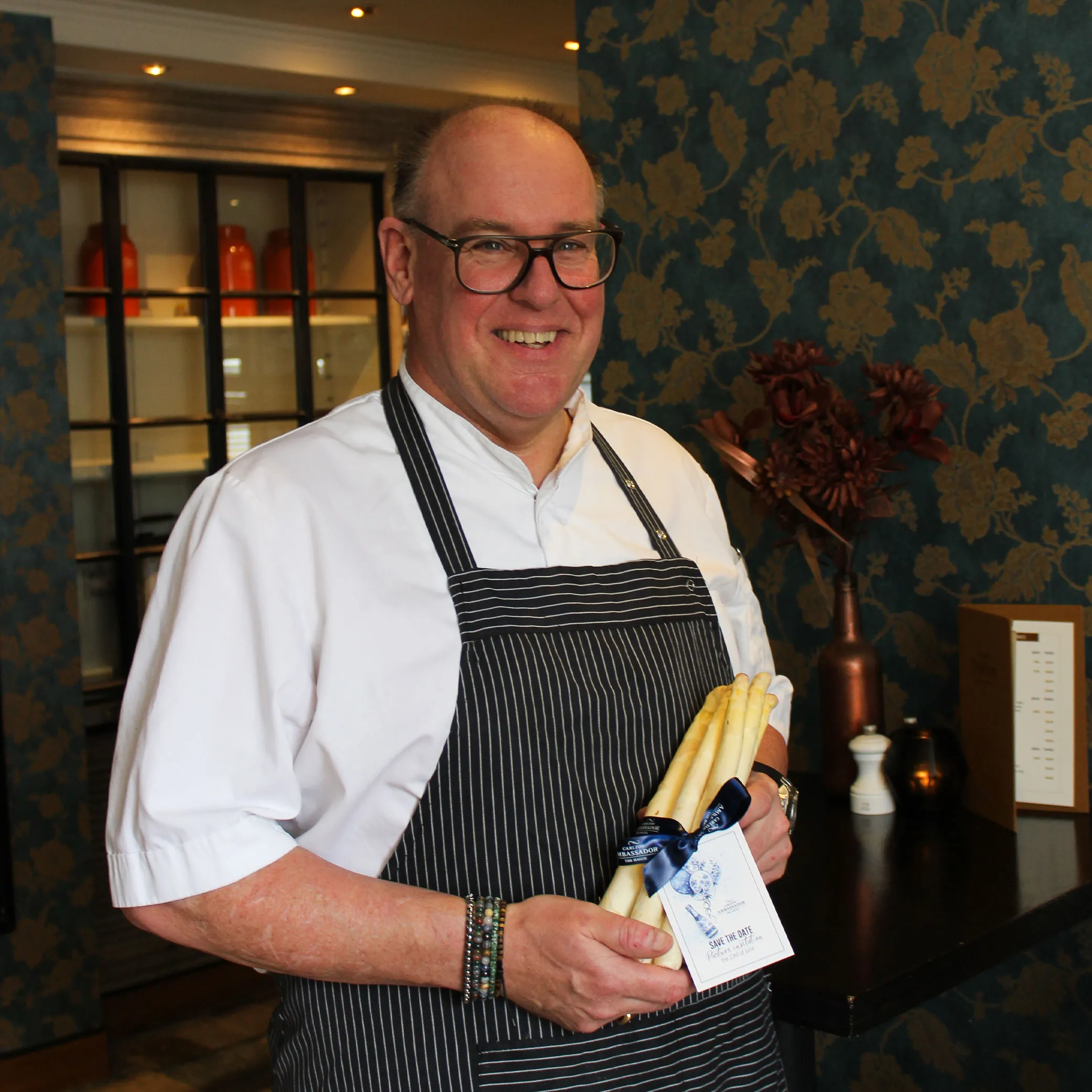Chef Mike Meijer in Restaurant Sophia