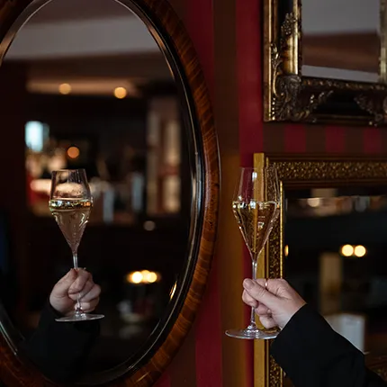 Verlicht rendier in de Rubensbar