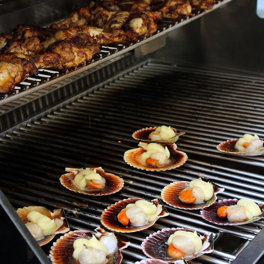 Sophia's Summer BBQ bites op de BBQ